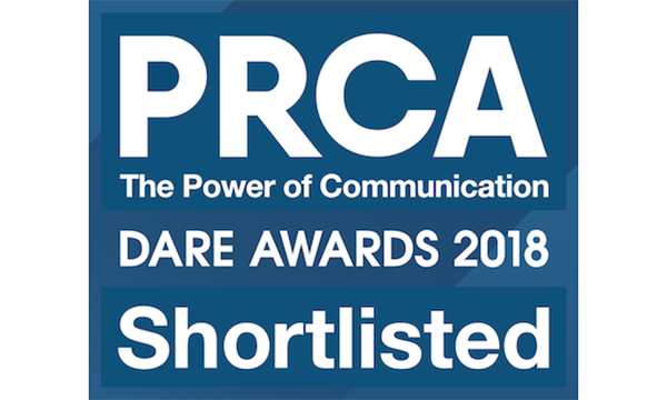 BROUHA SHORTLISTED FOR PRCA DARE AWARDS